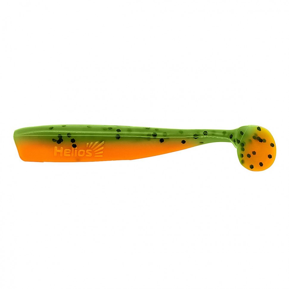 Виброхвост Helios Chebak 3,15"/8 см, цвет Pepper Green & Orange 7 шт HS-3-018 , 